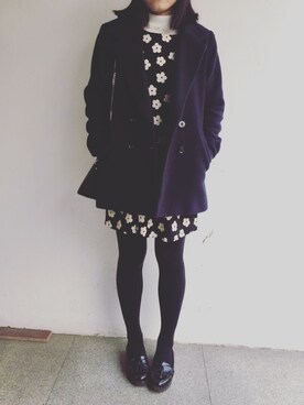 tohanさん（レディース・161cm）の冬コーディネート