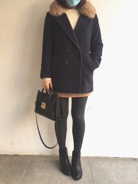 tohanさん（レディース・161cm）の冬コーディネート