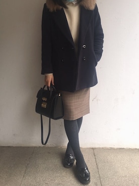 tohanさん（レディース・161cm）の冬コーディネート