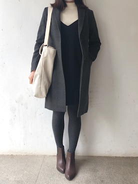 tohanさん（レディース・161cm）の冬コーディネート