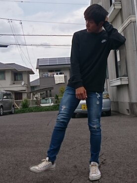 「ROOT THREE（ルートスリー）のアイテム」を使った、RIKUさん（メンズ・168cm）の秋コーディネート