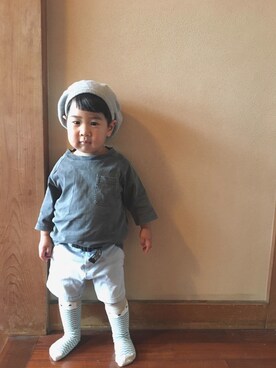 ma_naさん（キッズ・80cm）の秋コーディネート