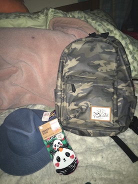 「aveil（アベイル）のアイテム（帽子）」を使った、のんくまポケットさん（レディース・156cm）の春コーディネート