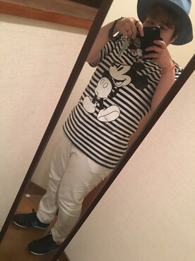 「aveil（アベイル）のアイテム（帽子）」を使った、のんくまポケットさん（レディース・156cm）の春コーディネート