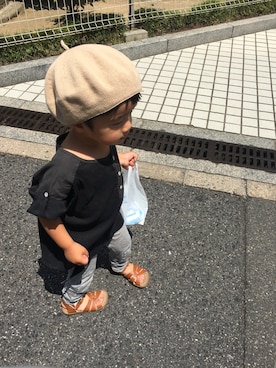 「Chapeau（シャポー）のアイテム」を使った、a_o_iさん（キッズ・90cm）の夏コーディネート