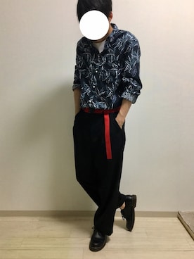 「アイテム（バングル/リストバンド）」を使った、Naoyaさん（メンズ・179cm・20代）の夏コーディネート