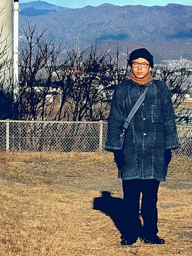 「POTER CLASIC」｜green manさん（メンズ・165cm）の冬コーディネート
