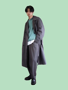 Yusuke Okayamaさん（メンズ・177cm）の冬コーディネート