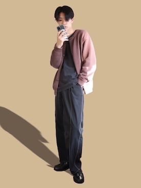 「Sheba（シーバ）のアイテム」を使った、Yusuke Okayamaさん（メンズ・177cm）の冬コーディネート