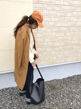 KASUMIさん（レディース・161cm）の冬コーディネート