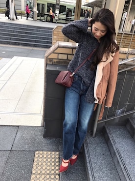 KASUMIさん（レディース・161cm）の冬コーディネート