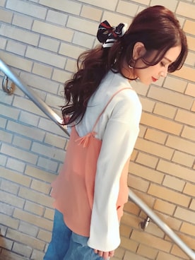 「hairarrange」｜KASUMIさん（レディース・161cm）の冬コーディネート