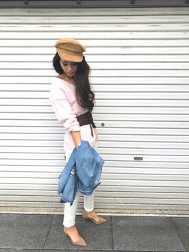 KASUMIさん（レディース・161cm）の冬コーディネート