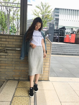 KASUMIさん（レディース・161cm）の夏コーディネート