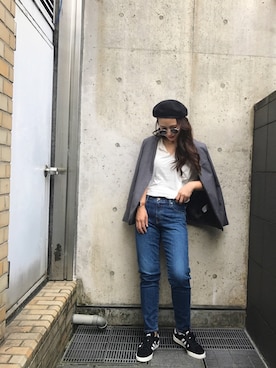 KASUMIさん（レディース・161cm）の秋コーディネート