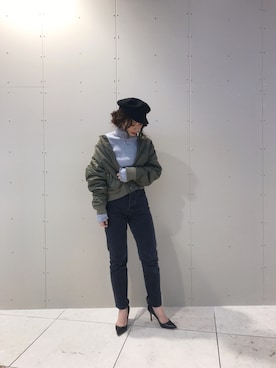 KASUMIさん(レディース・161cm)の冬コーディネート