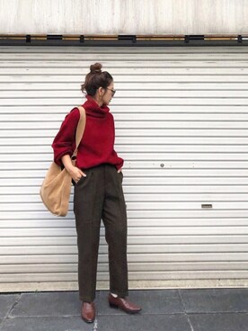 KASUMIさん(レディース・161cm)の冬コーディネート