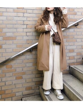 KASUMIさん（レディース・161cm）の冬コーディネート