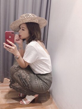 KASUMIさん（レディース・160cm）の夏コーディネート