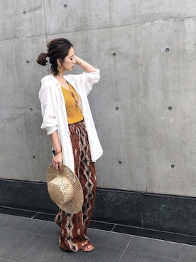 KASUMIさん（レディース・161cm）の夏コーディネート
