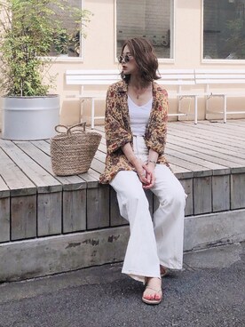 KASUMIさん（レディース・161cm）の夏コーディネート