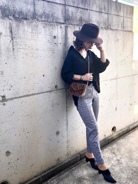 KASUMIさん（レディース・161cm）の秋コーディネート