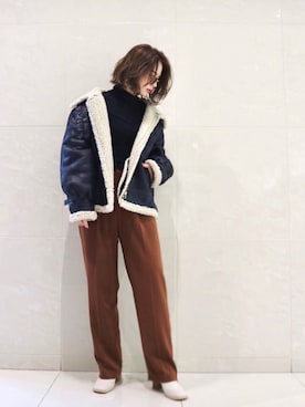 KASUMIさん(レディース・161cm)の冬コーディネート