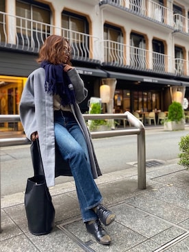 KASUMIさん（レディース・161cm）の冬コーディネート