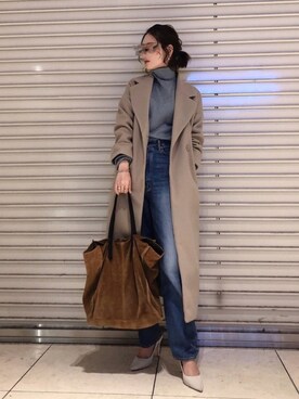 KASUMIさん（レディース・161cm）の冬コーディネート