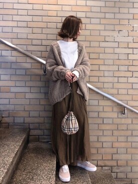 KASUMIさん(レディース・161cm)の冬コーディネート