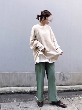 KASUMIさん（レディース・161cm）の冬コーディネート