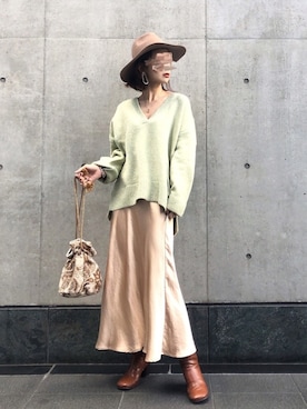 KASUMIさん（レディース・161cm）の春コーディネート