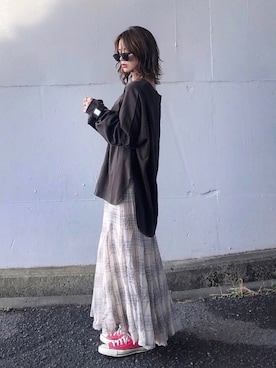 KASUMIさん（レディース・161cm）の秋コーディネート