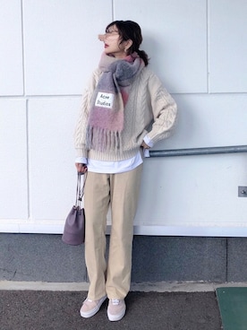 KASUMIさん（レディース・161cm）の秋コーディネート