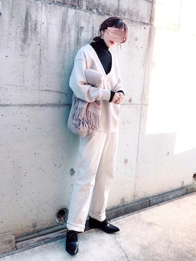 KASUMIさん（レディース・161cm）の冬コーディネート