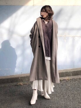 KASUMIさん（レディース・161cm）の冬コーディネート