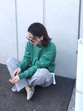 KASUMIさん（レディース・161cm）の冬コーディネート