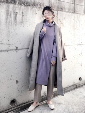 KASUMIさん（レディース・161cm）の冬コーディネート