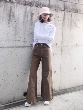 KASUMIさん（レディース・161cm）の春コーディネート