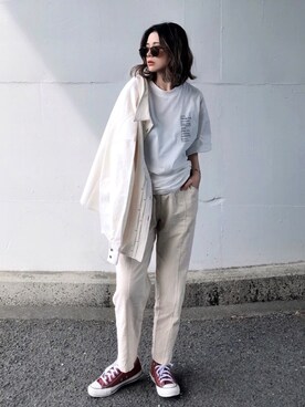 KASUMIさん（レディース・161cm）の春コーディネート