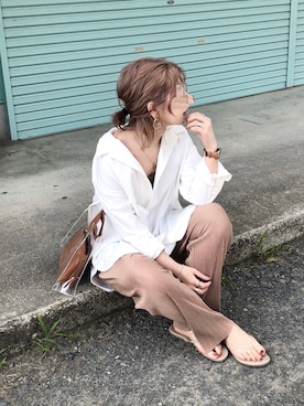 KASUMIさん（レディース・161cm）の夏コーディネート