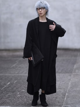「アイテム（ワンピース/ドレス）」を使った、ShotaroKonishiさん（メンズ・175cm・20代）の秋コーディネート