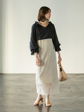 「noble」｜noble_miyuuさん（レディース・158cm）の冬コーディネート