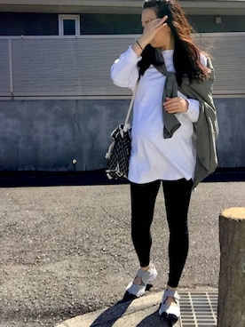 「ELFORBR（エルフォーブル）のアイテム」を使った、asamiiiinさん（レディース・160cm）の春コーディネート