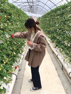 manaさん（レディース・153cm）の春コーディネート