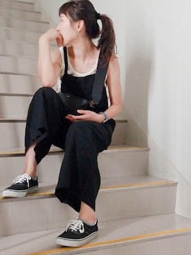 「Silver Spoon（シルバースプーン）のアイテム」を使った、ゆゆさん（レディース・161cm）の夏コーディネート