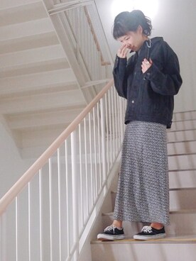 「YANUK（ヤヌーク）のアイテム（ジャケット/アウター）」を使った、ゆゆさん（レディース・161cm）の秋コーディネート