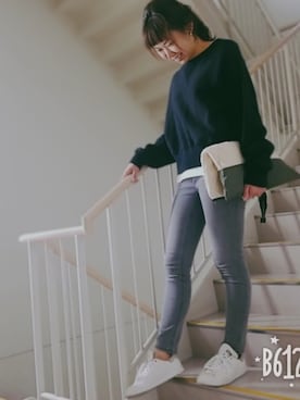 「ink（インク）のアイテム」を使った、ゆゆさん（レディース・161cm）の冬コーディネート