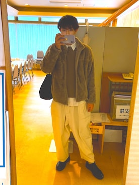 しゅーやさん(メンズ・182cm)の冬コーディネート