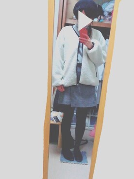 「AVAN LILY（アヴァンリリィ）のアイテム（帽子）」を使った、naco🍩さん（レディース・160cm）の冬コーディネート